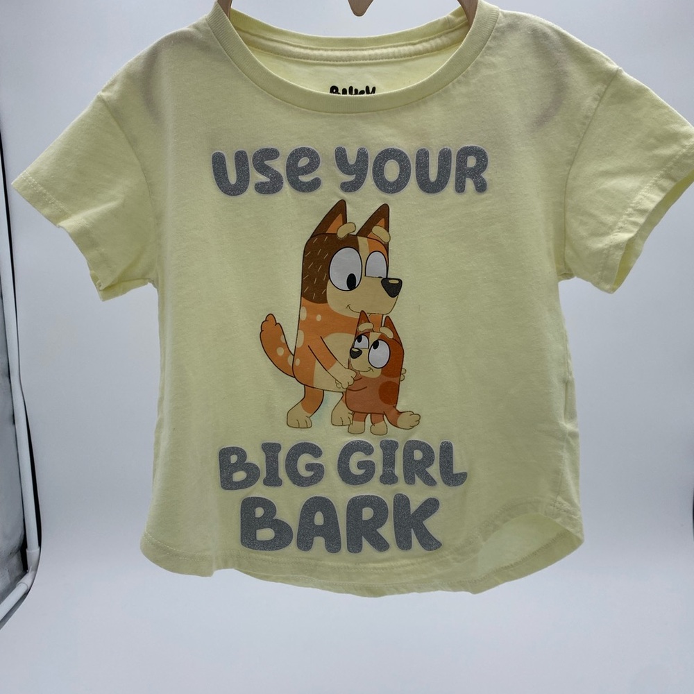 Kids Bluey Yellow T-Shirt